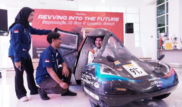 Tim Sapuangin ITS Luncurkan Mobil Baru, Siap Pertahankan Juara SEM Asia Pacific and Middle East 2024