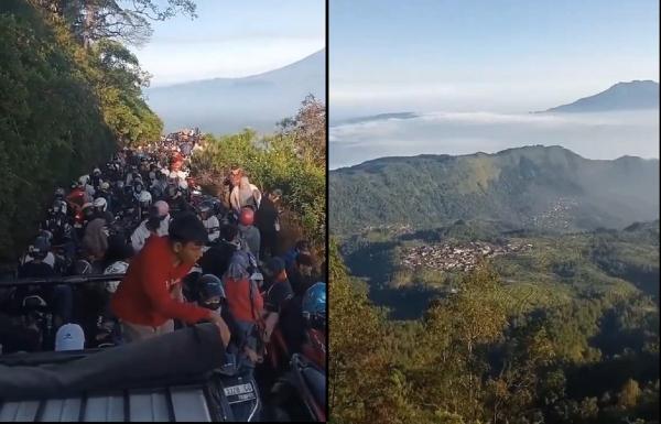 Viral Jalur Wisata Gunung Telomoyo Macet Horor, Penuh Sesak Ribuan Kendaraan