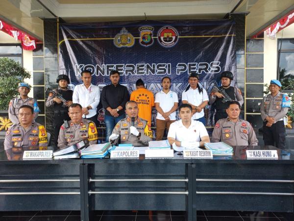 Unit Tipidkor Satreskrim Polres Way Kanan Tangkap 1 Mantan Kepala Kampung karena Diduga Korupsi APBK