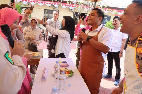 Lomba Memasak ala Pak Polisi Polres Polman, Meriahkan Hari Bhayangkara ke-78