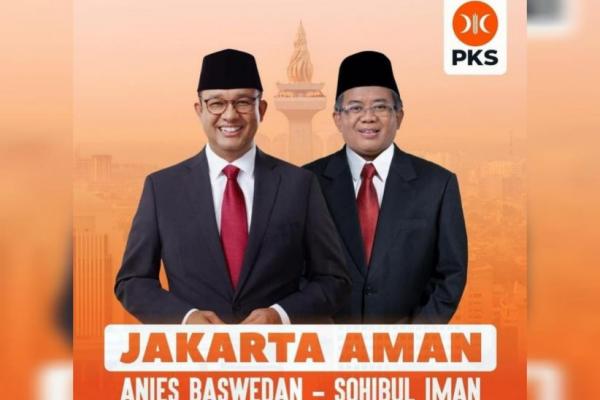 PKS Resmi Usung Anies Baswedan-Sohibul Iman di Pilgub Jakarta 2024