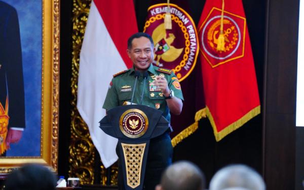 Panglima TNI Terima Laporan Kenaikan Pangkat 22 Perwira Tinggi TNI 