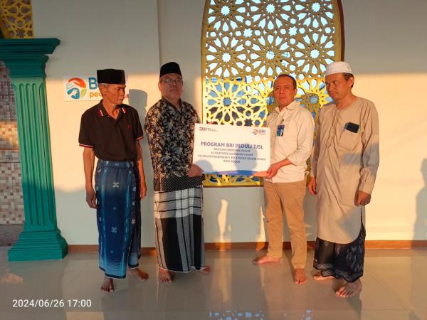BRI Bogor Pajajaran Bantu Renovasi Masjid Al-Musthofa Melalui Program TJSL