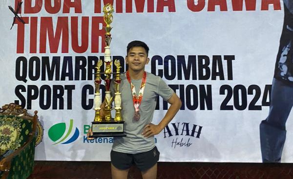 Aktivis PMII Komisariat Budi Utomo Malang, Sabet Medali Perunggu di Kejurprov IBCA MMA Jatim