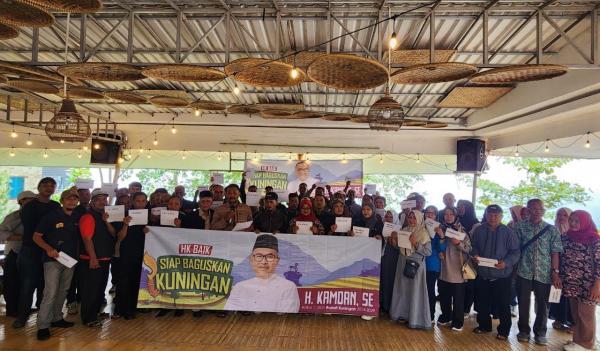 Deklarasi Petani Dukung Haji Kamdan, Sosok Pengusaha Ulet yang Siap Bangun Kuningan