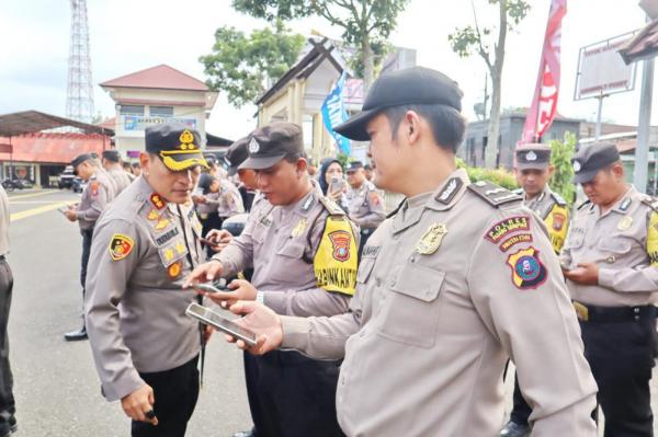 Kapolres Padangsidimpuan Bakal Sanksi Tegas Personel yang Main Judi Online