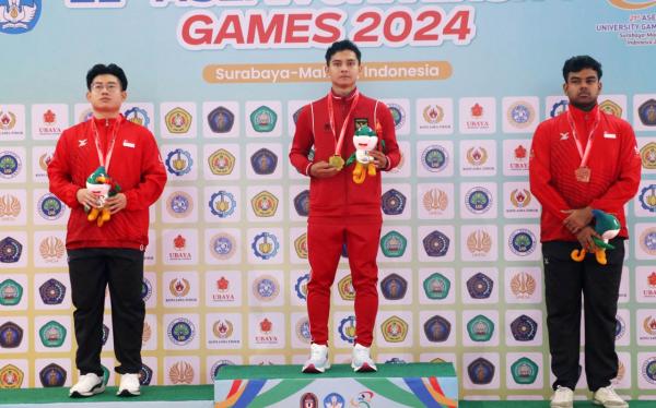 Indonesia Sapu Bersih Medali Emas Wushu AUG 2024 Hari Kedua, Salah Satunya Diraih Mahasiswa Ubaya