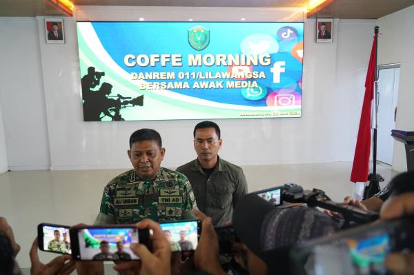 Danrem Akan Tindak Tegas Anggota TNI Jajaran Lilawangsa Terlibat Judi Online
