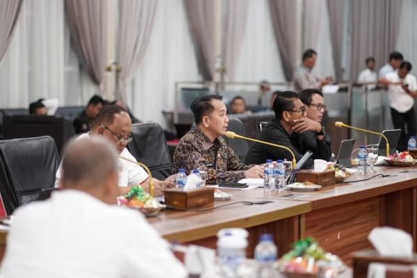 Pj Gubernur Sumut Pimpin Rapat PON Sumut bersama Kemenpora dan KONI Pusat