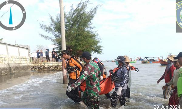 Nelayan yang Tenggelam di Perairan Utara TPI Tasik Agung Rembang Ditemukan Tewas