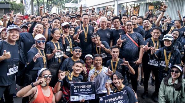 750 Peserta Meriahkan éL Run 2024, Tempuh Jarak 7 Km Susuri Heritage Kota Bandung