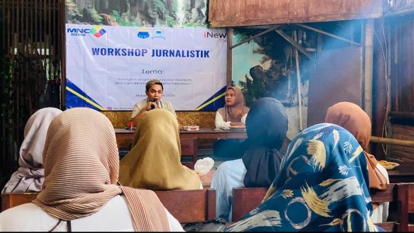 Gandeng iNews Batu, PMII Komisariat Budi Utomo gelar Workshop Jurnalistik