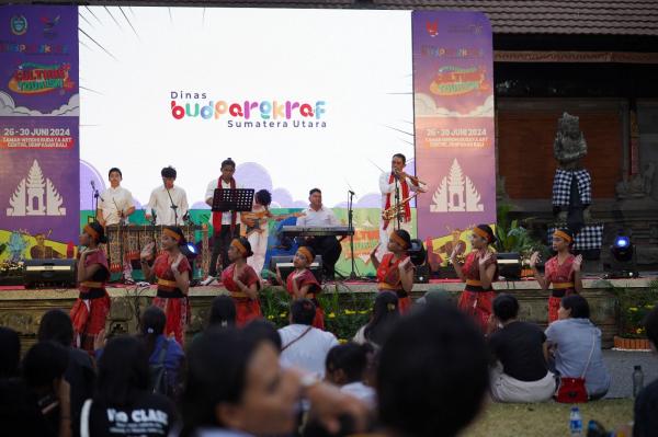 Warga Bali Sambut Antusias Atraksi Seni Budaya Sumut di Pesta Kebudayaan Bali 2024