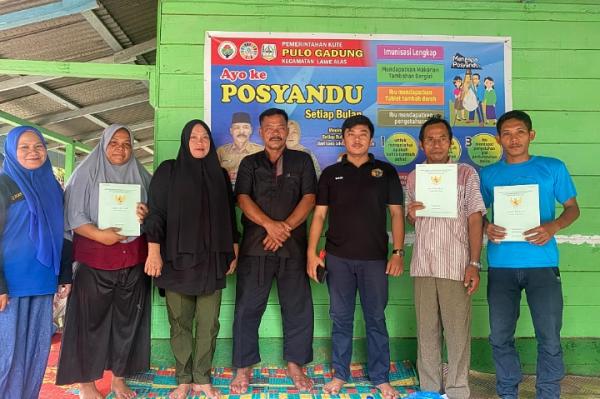 Kantor Pertanahan Aceh Tenggara Serahkan 1.046 Sertifikat Program PTSL Kepada Warga Tahun 2024