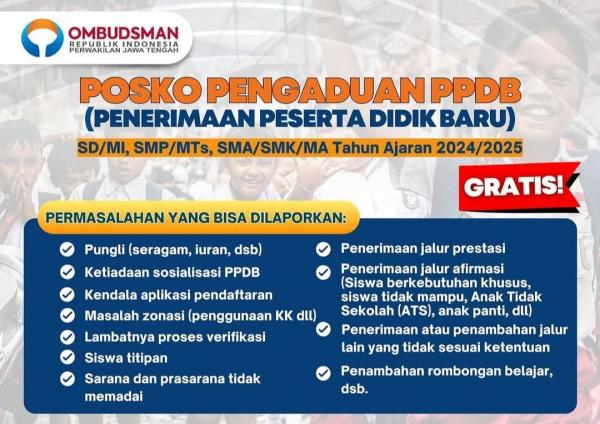 Ombudsman dan KPK Pantau PPDB 2024, Laporkan Jika Ada Kecurangan dan Pungli di Sekolah