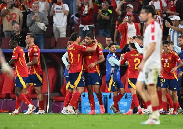Hasil Euro 2024: Menang Comeback Vs Georgia, Spanyol Tantang Jerman di Perempat Final