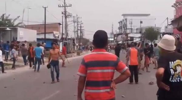 Tawuran Antar Pemuda  Kembali Terjadi di Belawan, Saling Lempar Batu di Tengah Jalan Raya