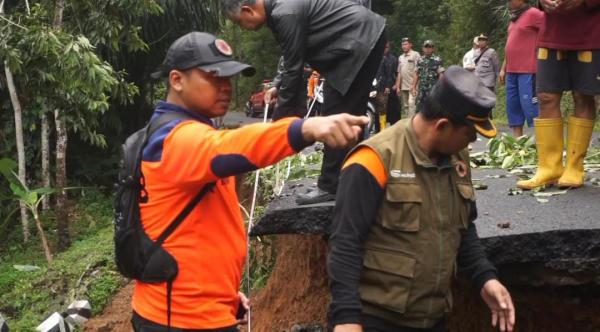 Pasca Bencana Longsor di Cigalontang, BPBD Tasikmalaya Lakukan Mitigasi dan Penanggulangan Bencana