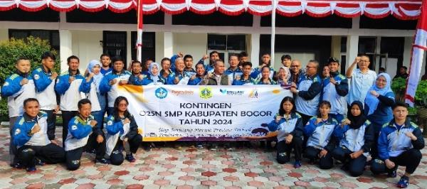 Kontingen Kabupaten Bogor Kirim 10 Atlet di Ajang O2SN Jenjang SMP Jawa Barat 2024