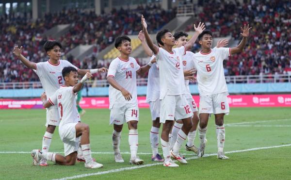 ASEAN U-16 Boys Championships 2024, Garuda Muda Bantai Vietnam Lima Gol Tanpa Balas