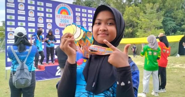 Hebat, Atlet Panahan Junior Banyumas Sabet 3 Medali Emas dan 1 Perak di Kejurnas Batam