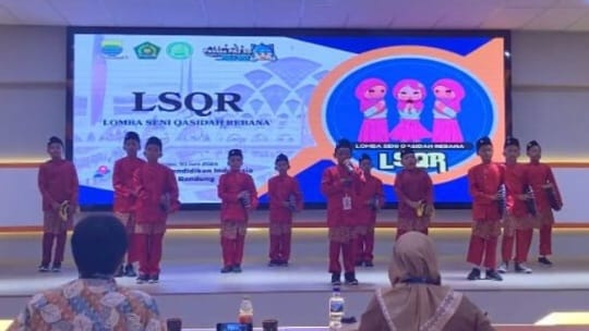 Tim Seni Qosidah SDN 3 Sukasari Kota Tasikmalaya Juara 3 Pentas PAI Jawa Barat