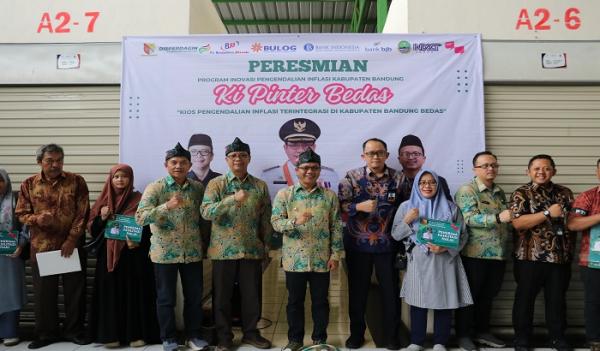 Resmikan Ki Pinter Bedas, Bupati Bandung: Program Inovasi Pengendalian Inflasi