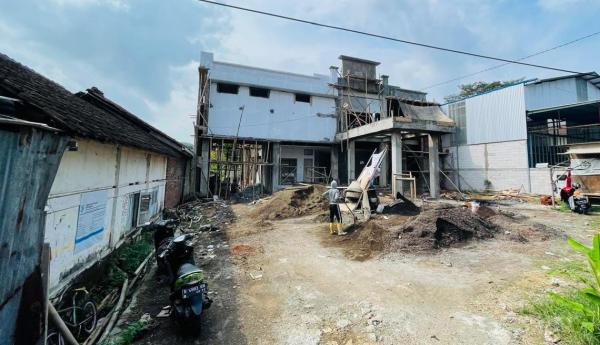 Pembangunan Kantor BPS Kota Banjar Sudah Mencapai 66,11 Persen