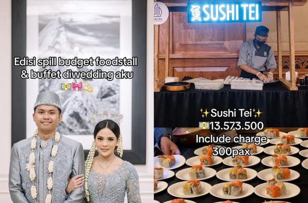 Viral Hidangan Mewah Pesta Pernikahan Habiskan Rp216 Juta, Netizen: Asik All You Can Eat