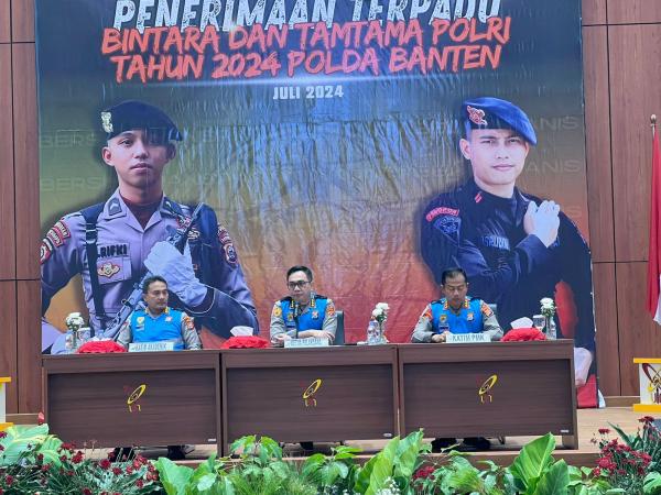Polda Banten Gelar Sidang Kelulusan Akhir Penerimaan Bintara dan Tamtama Polri Tahun 2024