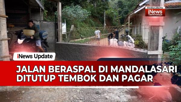 VIDEO: Jalan Beraspal di Desa Mandalasari Ditutup Tembok dan Pagar Pemilik Tanah Berikan Klarifikasi