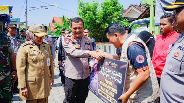 Kapolda Jateng Tegaskan Recovery Pasca Gempa di Batang Jadi Prioritas