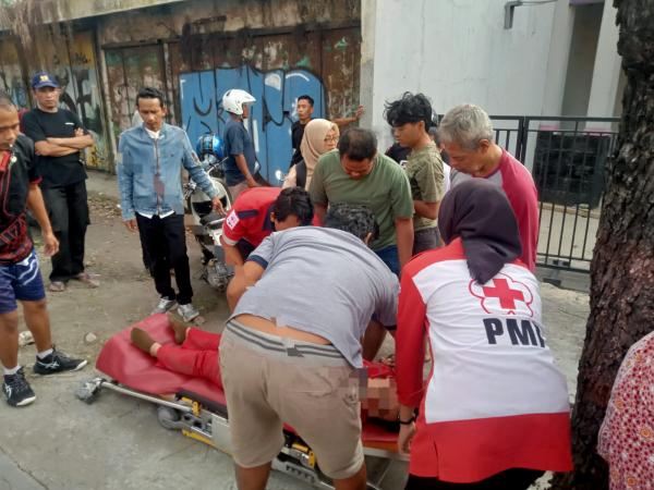 Brak, Sepeda Motor Tabrak Pohon Seberang SMKN 1 Purwodadi Guru SMP Meninggal