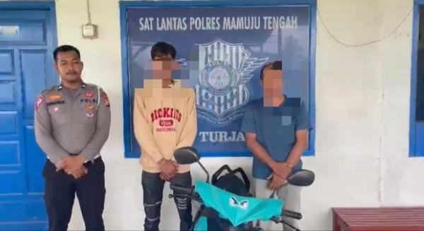 Meresahkan, 2 Remaja Pelaku Freestyle yang Viral di Medsos Ditangkap Satlantas Polresta Mamuju