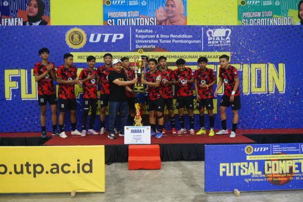 Wadahi Bakat Futsal, FKIP UTP Gelar Rektor Cup 2024