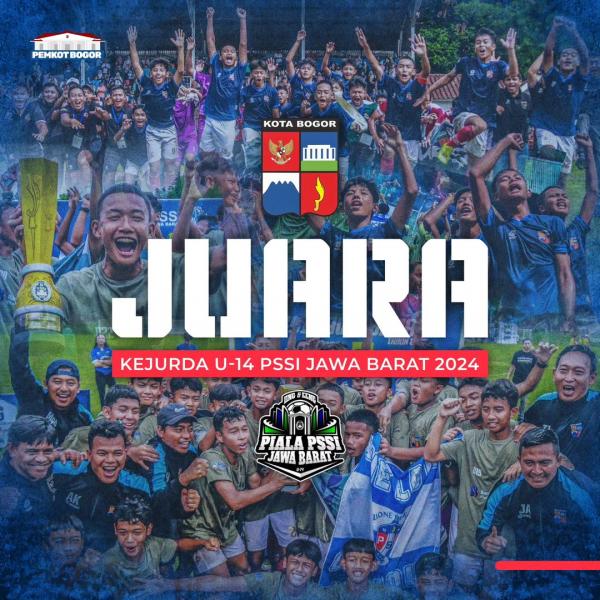 Ukir Sejarah ! U-14 Kota Bogor Juara Kejurda PSSI Jabar