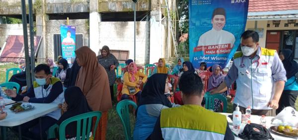 Bacagub Banten Arif Wismansyah Gandeng Rumah Sakit Sari Asih Cipondoh Adakan Pengobatan Gratis