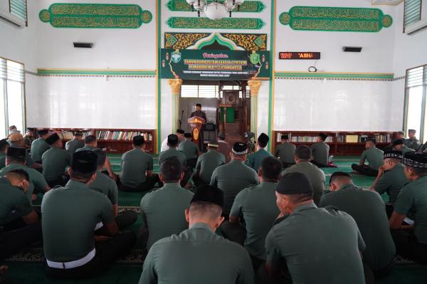 Peringatan Tahun Baru Islam Momentum I’tibar Prajurit TNI Korem Lilawangsa