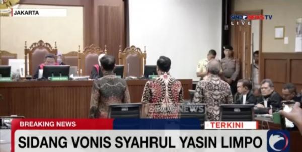 Mantan Menteri Pertanian Syahrul Yasin Limpo Divonis 10 Tahun Penjara atas Kasus Gratifikasi