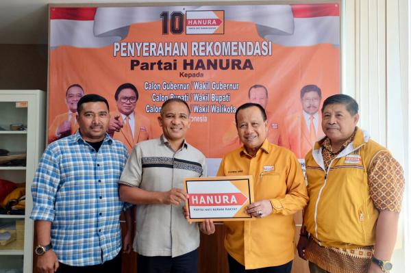 Said Latuconsina Diberi Surat Tugas untuk Pilgub Maluku dari Partai Hanura