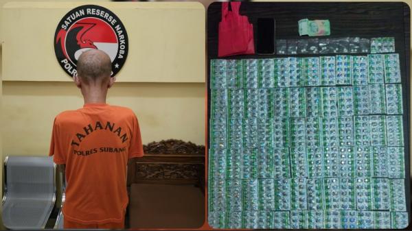 Ditangkap di Alun-alun, Satreskoba Polres Subang Ungkap Kasus Sediaan Farmasi Tanpa Izin