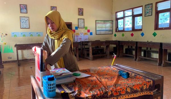 Begini Penampakan Ruang Kelas SDN Setono Ponorogo yang Tak Dapat Siswa Satupun