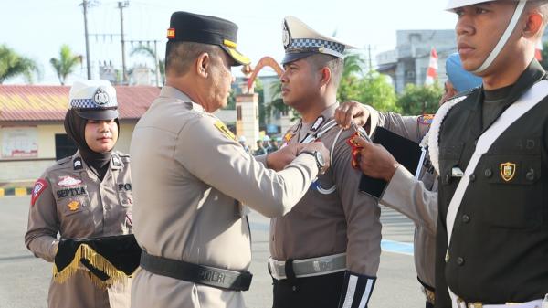 Polres Lhokseumawe Gelar Apel Pasukan Operasi Patuh Seulawah tahun 2024