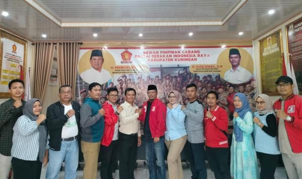 PSI Kuningan Kunjungan Silaturahmi ke DPC Gerindra, Siap Dukung Calon Bupatinya