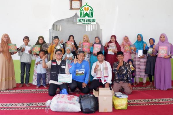 Yayasan Insan Siddiq Amanah Salurkan Program Bantuan Pembangunan Masjid Al Falah di Desa Sukanalu