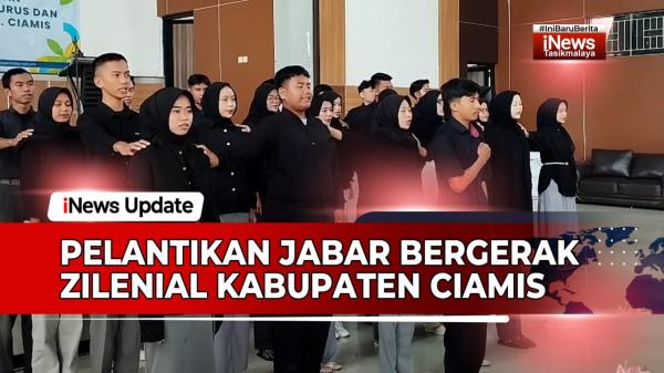 VIDEO: Pelantikan Jabar Bergerak Zilenial, Pj Bupati Ciamis Engkus Sutisna: Pemuda Harus Produktif