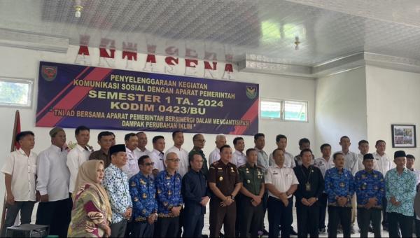 Kodim 0423 Bengkulu Utara Gelar Komsos Hadapi Dampak Perubahan Iklim 