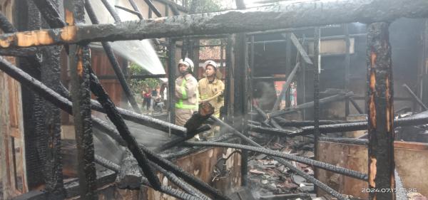 Kebakaran Terjadi lagi di Ciamis, Rumah Warga di Purwadadi Ludes Jadi Abu