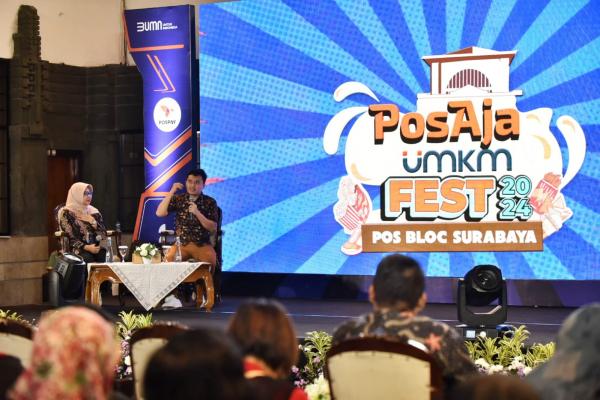 PosAja UMKM Fest 2024, Komitmen Bangun UMKM Jatim untuk Maju