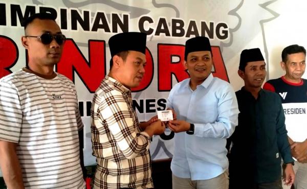 Cabup Boyolali Drg. Fauzan Resmi Jadi Anggota Partai Gerindra